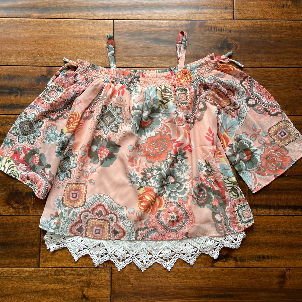 Floral Off the Shoulder Top